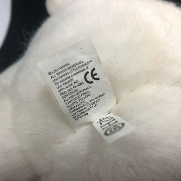 dakin polar bear lou rankin friends fairbanks jr applause plush 10 inch fuzzy - Picture 7 of 11